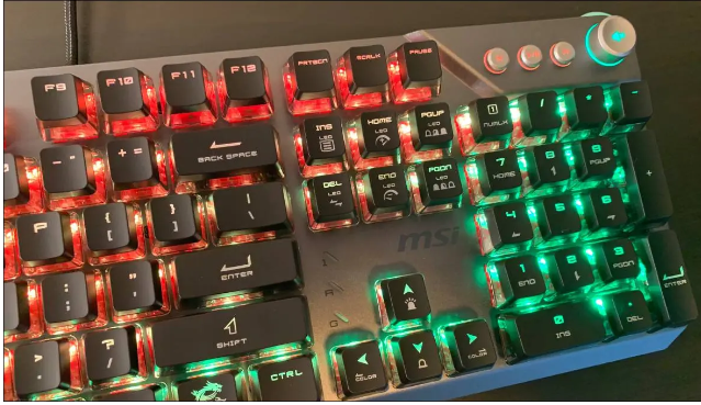 MSI Vigor GK71 Sonic Gaming Keyboard Review Weightless Keys for the Win