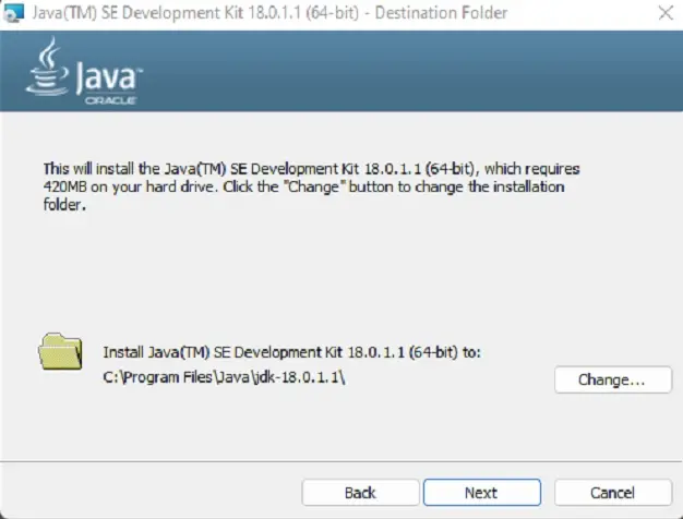 Java installation Directory