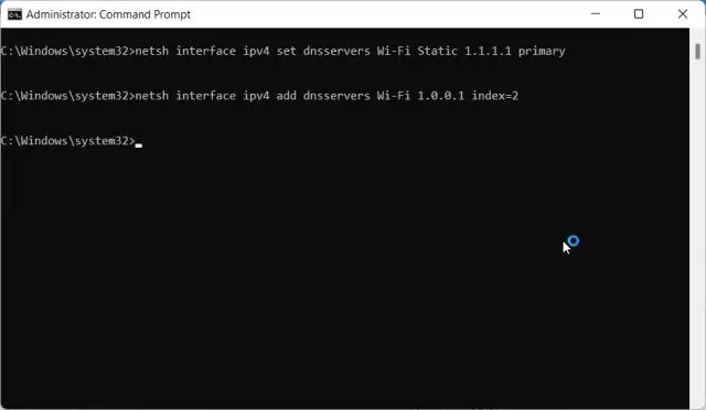 Administrator command prompt