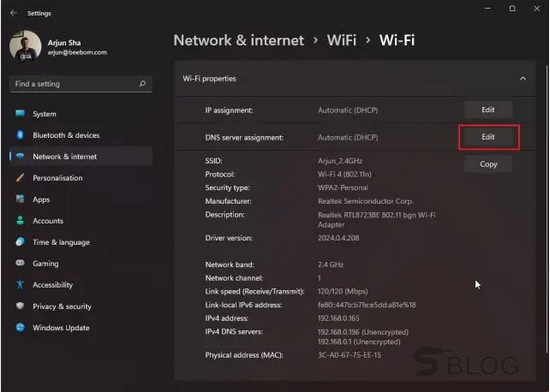 Network & internet - wifi