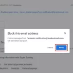 block email address