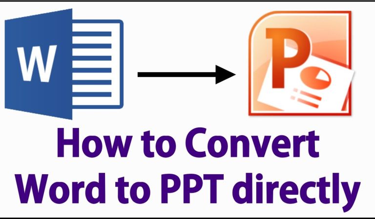 How to Convert Word Documents to PowerPoint Presentations