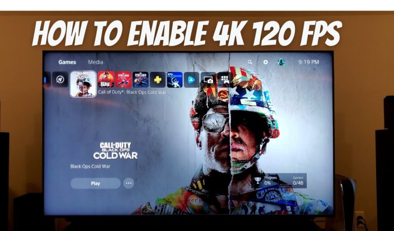 How to Enable 120Hz Gaming on PlayStation 5 with easy ways
