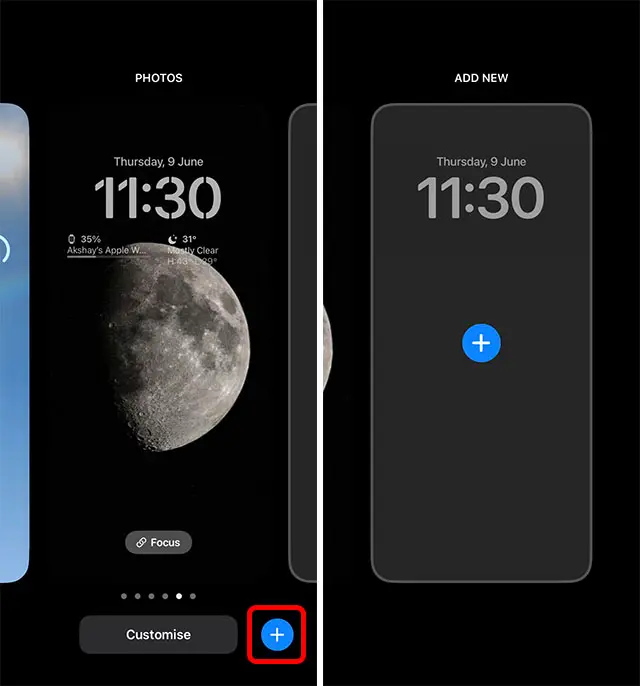add new lock screen iphone ios 16