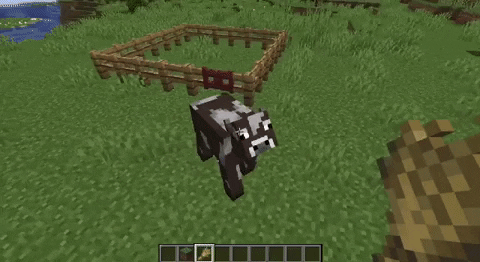  use wheat to make the cows follow you