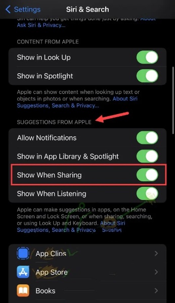  Show When Sharing